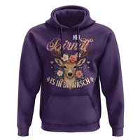 Funny Oktoberfest Deer Hoodie Mei Dirndl Is In Da Wasch German Bavarian Costume - Wonder Print Shop