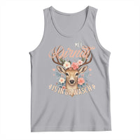 Funny Oktoberfest Deer Tank Top Mei Dirndl Is In Da Wasch German Bavarian Costume - Wonder Print Shop