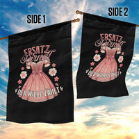Funny Ersatz Backup Dirndl Oktoberfest Garden Flag Der Wille Zahlt Bavarian Festival Costume Humor - Wonder Print Shop