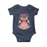 Funny Ersatz Backup Dirndl Oktoberfest Baby Onesie Der Wille Zahlt Bavarian Festival Costume Humor - Wonder Print Shop