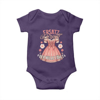 Funny Ersatz Backup Dirndl Oktoberfest Baby Onesie Der Wille Zahlt Bavarian Festival Costume Humor - Wonder Print Shop