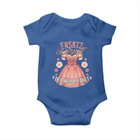 Funny Ersatz Backup Dirndl Oktoberfest Baby Onesie Der Wille Zahlt Bavarian Festival Costume Humor - Wonder Print Shop