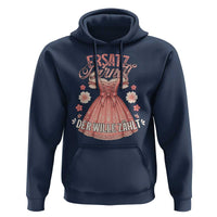 Funny Ersatz Backup Dirndl Oktoberfest Hoodie Der Wille Zahlt Bavarian Festival Costume Humor - Wonder Print Shop