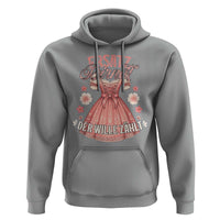 Funny Ersatz Backup Dirndl Oktoberfest Hoodie Der Wille Zahlt Bavarian Festival Costume Humor - Wonder Print Shop