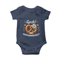 Zack Aufgebrezelt Oktoberfest Baby Onesie Dress Up Funny Pretzel Edelweiss Bavarian Festival - Wonder Print Shop