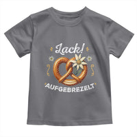 Zack Aufgebrezelt Oktoberfest Toddler T Shirt Dress Up Funny Pretzel Edelweiss Bavarian Festival - Wonder Print Shop