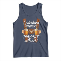 Lederhosen Forgotten Oktoberfest Tank Top Durscht Mitbracht Funny Beer Drinking - Wonder Print Shop