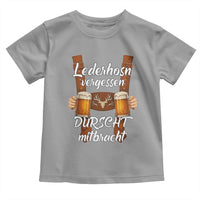 Lederhosen Forgotten Oktoberfest Toddler T Shirt Durscht Mitbracht Funny Beer Drinking - Wonder Print Shop