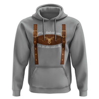 Funny Lederhosen Costume Alternative for Oktoberfest Hoodie Mei Lederhosn Is In Da Wasch - Wonder Print Shop