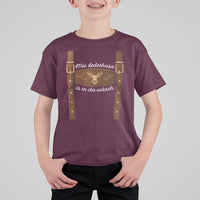Funny Lederhosen Costume Alternative for Oktoberfest T Shirt For Kid Mei Lederhosn Is In Da Wasch - Wonder Print Shop