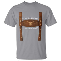 Funny Lederhosen Costume Alternative for Oktoberfest T Shirt Mei Lederhosn Is In Da Wasch - Wonder Print Shop