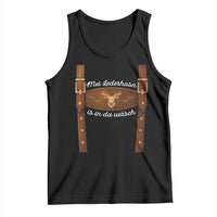 Funny Lederhosen Costume Alternative for Oktoberfest Tank Top Mei Lederhosn Is In Da Wasch - Wonder Print Shop