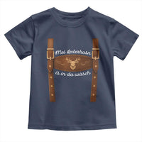 Funny Lederhosen Costume Alternative for Oktoberfest Toddler T Shirt Mei Lederhosn Is In Da Wasch - Wonder Print Shop