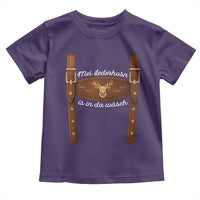 Funny Lederhosen Costume Alternative for Oktoberfest Toddler T Shirt Mei Lederhosn Is In Da Wasch - Wonder Print Shop