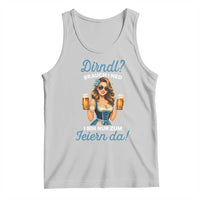 Funny Beer Girl Oktoberfest Tank Top Dirndle I Bin Nur Zum Feiern Da Party - Wonder Print Shop