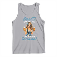 Funny Beer Girl Oktoberfest Tank Top Dirndle I Bin Nur Zum Feiern Da Party - Wonder Print Shop