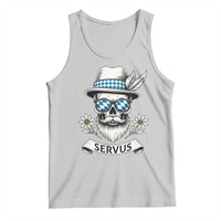 Bavarian Skull Servus Oktoberfest Tank Top Cool Alpine Hat Tyrolean German Tradition Style - Wonder Print Shop
