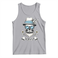 Bavarian Skull Servus Oktoberfest Tank Top Cool Alpine Hat Tyrolean German Tradition Style - Wonder Print Shop
