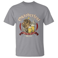 Oktoberfest Munchen T Shirt Munich Since 1810 Bavarian Lion and Beer - Wonder Print Shop