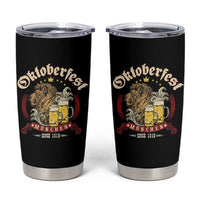 Oktoberfest Munchen Tumbler Cup Munich Since 1810 Bavarian Lion and Beer - Wonder Print Shop