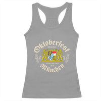 Oktoberfest Munchen Since 1810 Racerback Tank Top Original Tradition Bavarian Coat of Arms Heritage Festival - Wonder Print Shop