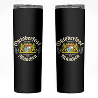Oktoberfest Munchen Since 1810 Skinny Tumbler Original Tradition Bavarian Coat of Arms Heritage Festival - Wonder Print Shop
