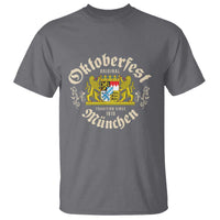 Oktoberfest Munchen Since 1810 T Shirt Original Tradition Bavarian Coat of Arms Heritage Festival - Wonder Print Shop