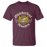 Oktoberfest Munchen Since 1810 T Shirt Original Tradition Bavarian Coat of Arms Heritage Festival - Wonder Print Shop