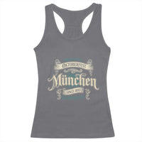 Original Oktoberfest Munchen Germany Racerback Tank Top Vintage Bavarian Festival Since 1810 - Wonder Print Shop