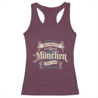 Original Oktoberfest Munchen Germany Racerback Tank Top Vintage Bavarian Festival Since 1810 - Wonder Print Shop