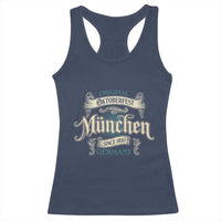 Original Oktoberfest Munchen Germany Racerback Tank Top Vintage Bavarian Festival Since 1810 - Wonder Print Shop