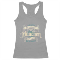 Original Oktoberfest Munchen Germany Racerback Tank Top Vintage Bavarian Festival Since 1810 - Wonder Print Shop