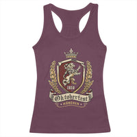 Oktoberfest Munchen Lion Crest Racerback Tank Top Classic Bavarian Festival TS02