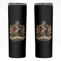 Oktoberfest Munchen Lion Crest Skinny Tumbler Classic Bavarian Festival TS02