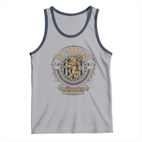 Oktoberfest Munchen Tank Top Munich Vintage Round Emblem with Bavarian Lion - Wonder Print Shop