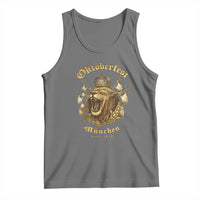 Oktoberfest Munchen Roaring Lion Tank Top Since 1810 Crown and Beer Weapon - Wonder Print Shop