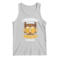 Funny Lederhosen Oktoberfest Beer Drinking Tank Top Lederhosn Vergessen Durscht Mitbracht - Wonder Print Shop
