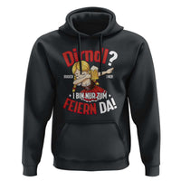 Funny Oktoberfest Dab Girl Hoodie Dirndl I Bin Nur Zum Feiern Da Party - Wonder Print Shop