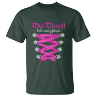 Funny Oktoberfest Corset in Pink T Shirt I Have Not Found My Dirndl - Wonder Print Shop