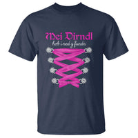 Funny Oktoberfest Corset in Pink T Shirt I Have Not Found My Dirndl - Wonder Print Shop