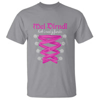 Funny Oktoberfest Corset in Pink T Shirt I Have Not Found My Dirndl - Wonder Print Shop