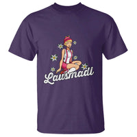 Bavarian Pin Up Girl Lausmadl T Shirt Oktoberfest Edelweiss Flowers - Wonder Print Shop