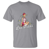 Bavarian Pin Up Girl Lausmadl T Shirt Oktoberfest Edelweiss Flowers - Wonder Print Shop