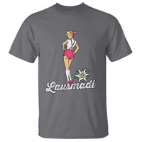 Retro Bavarian Pin Up Girl Lausmadl T Shirt Oktoberfest Edelweiss Flower - Wonder Print Shop