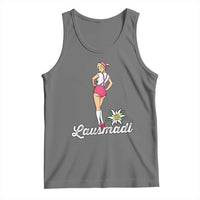 Retro Bavarian Pin Up Girl Lausmadl Tank Top Oktoberfest Edelweiss Flower - Wonder Print Shop