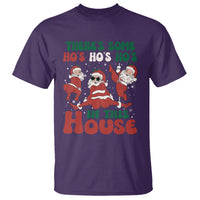 Christmas Santa T Shirt Theres Some Hos In This House Funny Xmas - Wonder Print Shop