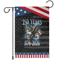 250 Years of American Freedom Garden Flag Bald Eagle USA Flag 1776 to 2026 Patriotic