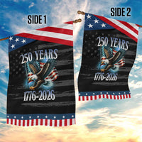 250 Years of American Freedom Garden Flag Bald Eagle USA Flag 1776 to 2026 Patriotic