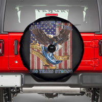 Military Navy 250th Anniversary Spare Tire Cover Forged of Salt and Steel Patriotic Eagle Anchor American Flag - Wonder Print Shop