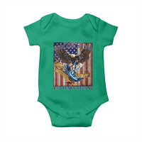 Military Navy 250th Anniversary Baby Onesie Forged of Salt and Steel Patriotic Eagle Anchor American Flag - Wonder Print Shop